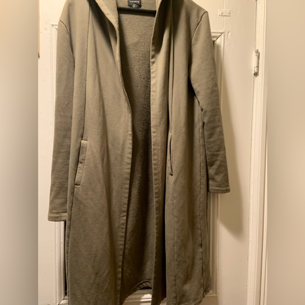 KHAKI GREEN SWEATER SIZE L